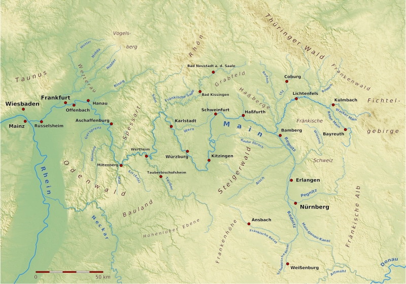 Main-Landkarte