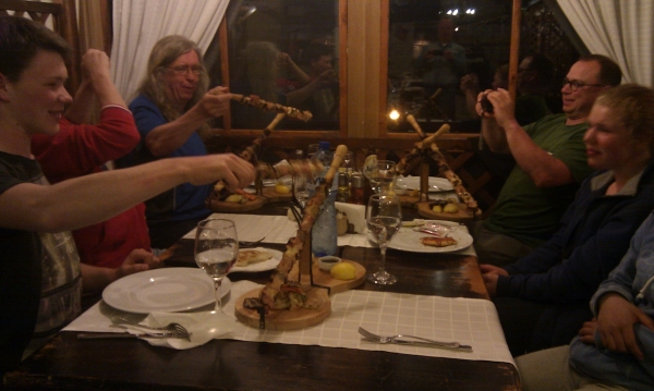 Abendessen Ruse Donau 2013