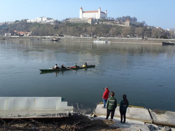 Anlegen in Bratislava Donau 2016