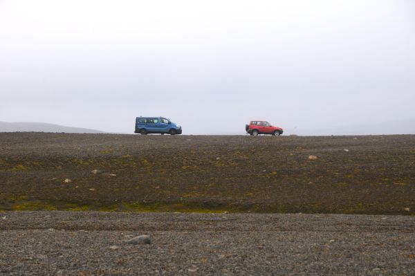 Autos im Hochland Island 2022
