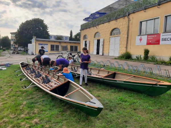 Boote aufladen in Rdersdorf 2021