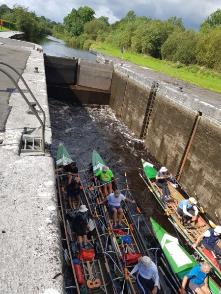 Castlefore Lock letzte Schleuse aufwaerts Irland 2019
