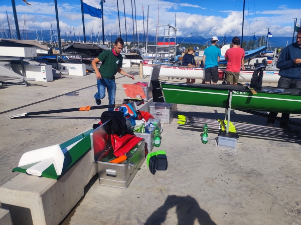 Genf 2023 Marathon Boot vorbereiten