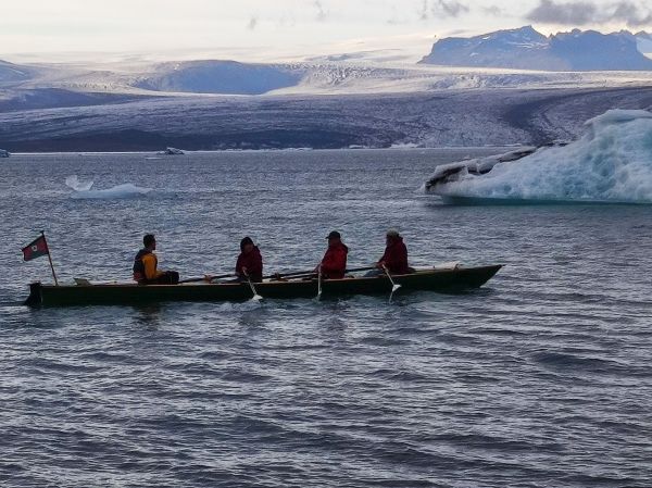 Inrigger auf der Eislagune Island 2022