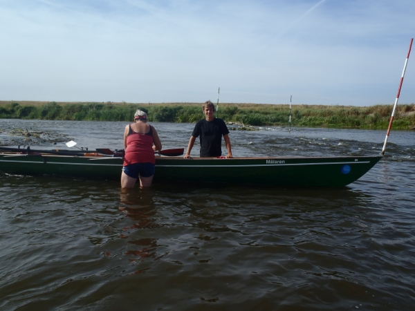 Paul und Bente Wildwasser auf der Narew 2015