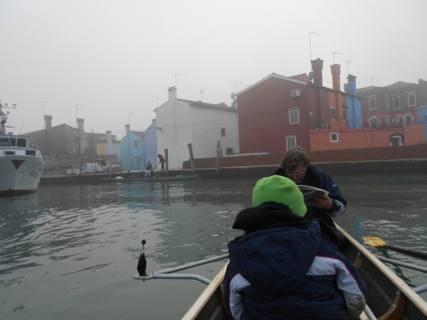 Ruderboot bei Burano Venedig 2013