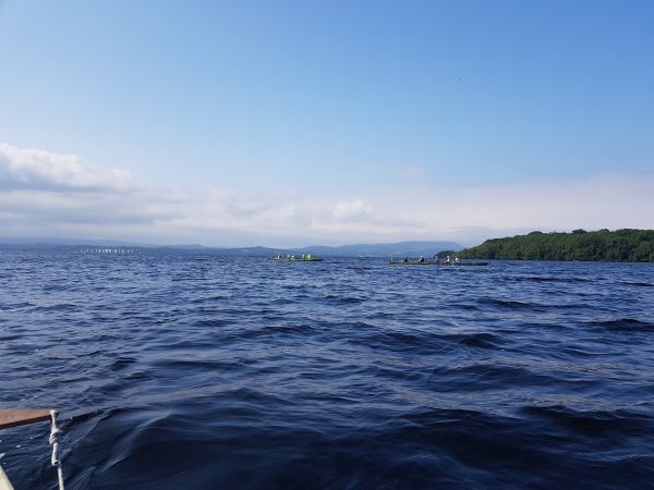 Ruderboote am Upper Lough Erne 2019