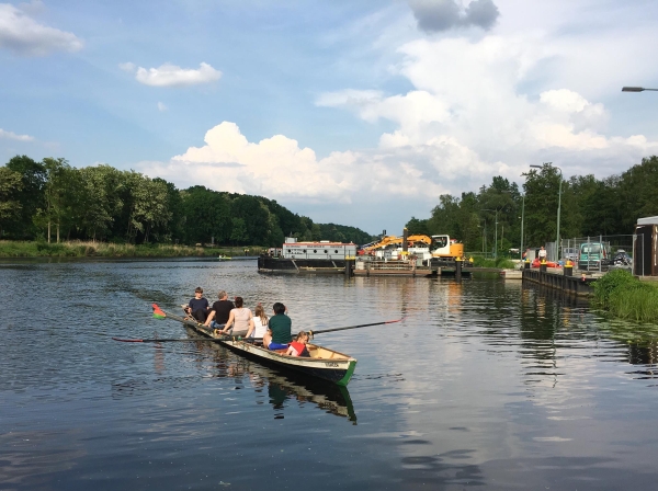 Schleusenfest Kleinmachnow 2016 Ruderboot