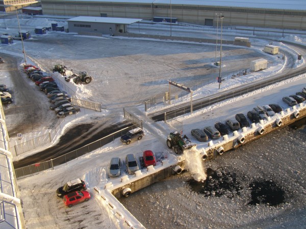 Schneeentsorgung auf Norwegisch 2009