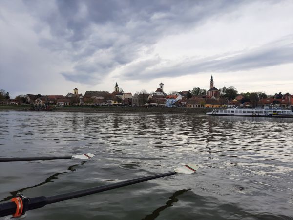 Szentendre vom Ruderboot aus Donau 2022