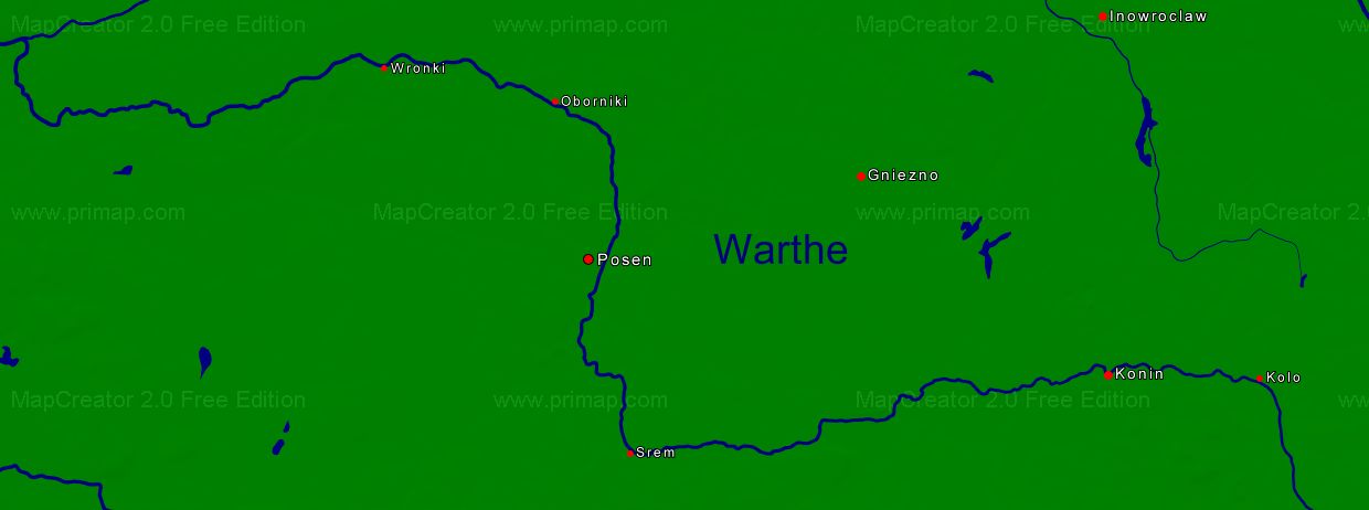 Warthe Landkarte1