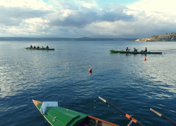 drei ruderboote bei maslenica 2014