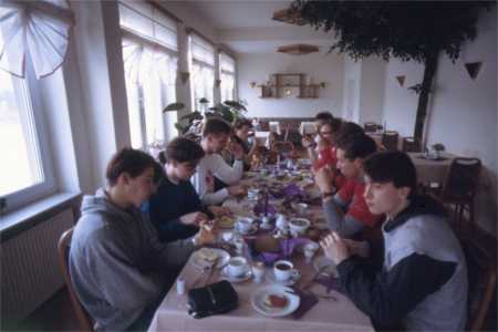 Frühstück in Pirna am Ruderclub