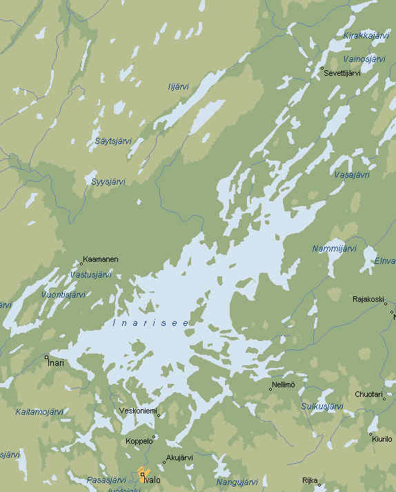 Wanderrudern Inari Finnland Wanderfahrten