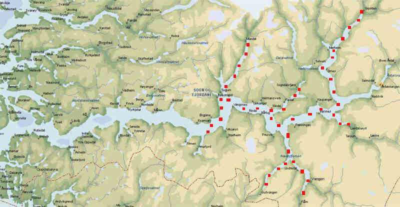 Wanderrudern Sognefjord Norwegen Wanderfahrten
