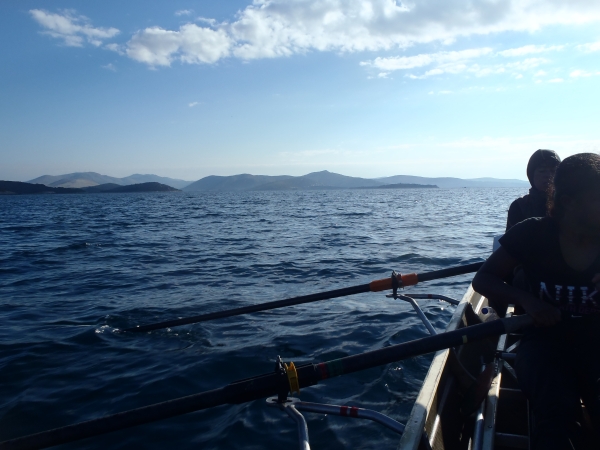 ruderboot auf suedkurs kroatien 2013