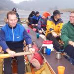 Barke auf der Elbe