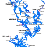 Saimaa Landkarte