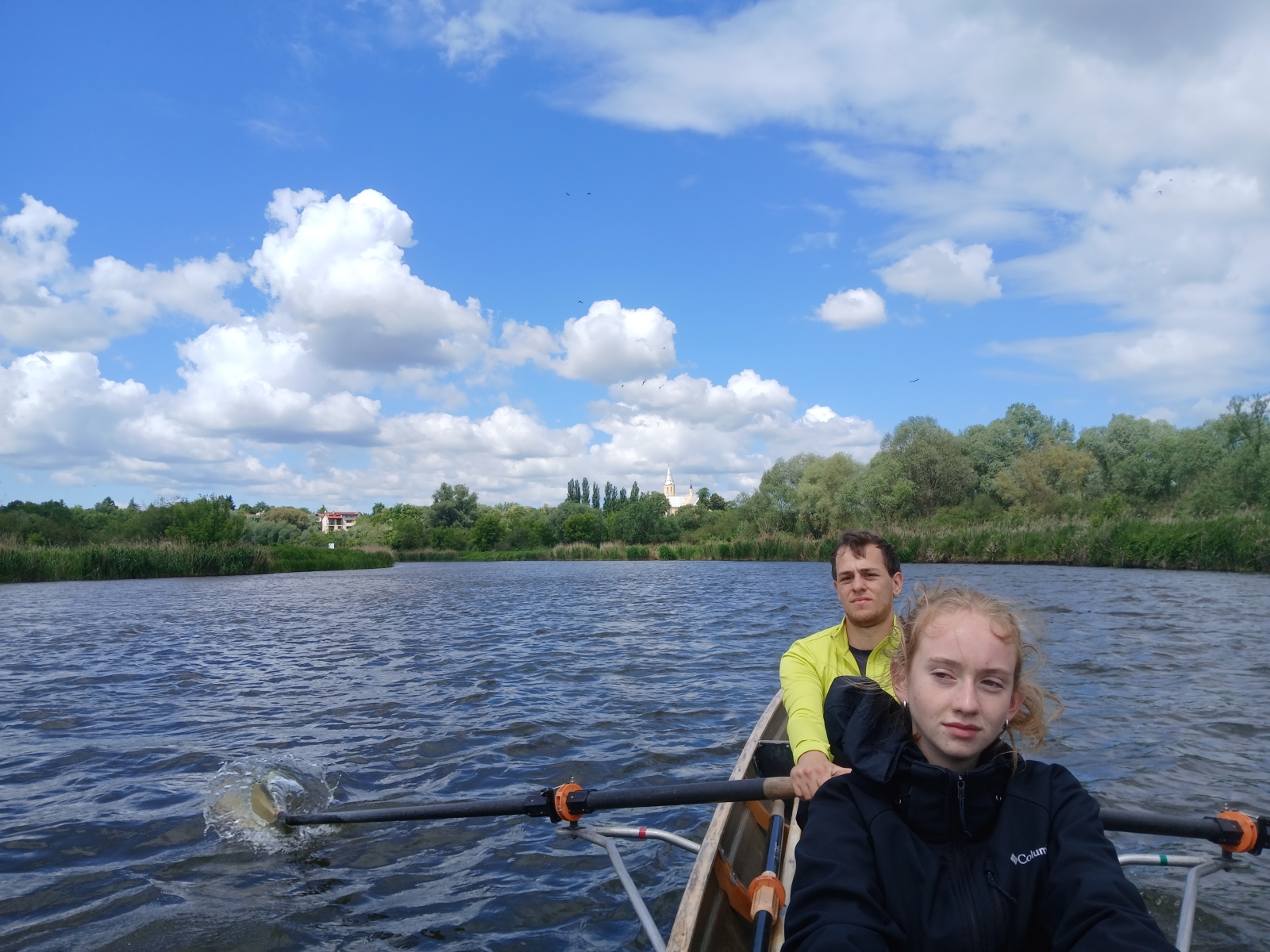 Ruderboot auf der Warthe