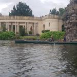 Schweriner Grotte mit Ruderboot