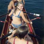 Mädechen im Ruderboot