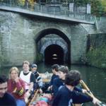Schiffstunnel weilburg barke rudern 