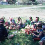 pause am Ufer bei Gluthitze