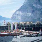 ruderboote hafen Gudvangenfjord