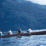 schwere see Ruderboot Vierer