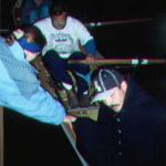 wechsel bei nacht im Ruderboot