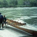 wellen steg ruderboot