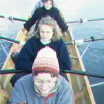 Mädchenvierer auf der Saale