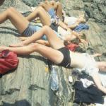 kerstin beim sonnenbaden