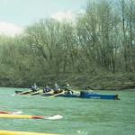 rudern auf der Theiss Tisza