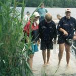 lecken zechlin Ruder-Steg