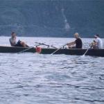 Kai badet im Geirangerfjord