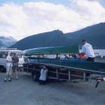 Ruderboot-Trailer am Geirangerfjord Volda 