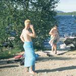 Badene Ruderer am Inarisee