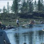 Stromschnelle Inari treideln