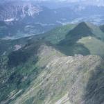 Blick von der Gamskarspitze zum Gössenberg