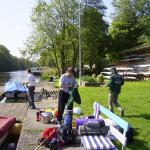 Gepäck verladen Rudern