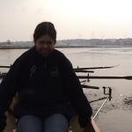 Ruderboot Elbe Winter Paula