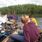 Wir suchen den Weg Ruderboot