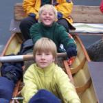 Kinder auf der Barke 2006