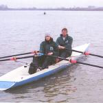 cam06 franzi stefan im Ruderboot