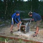 Bootsschleppe Sevettijärvelle