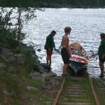 Bootschleppe Ruderboot
