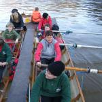 Barke auf der Elbe Decin 07