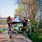 Boote aufladen in Bratislava