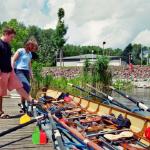 Steg an der Regattastrecke Beetzsee